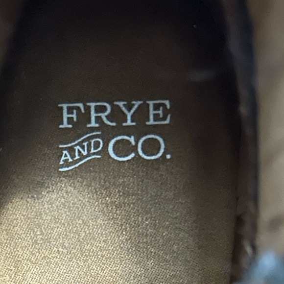FRYE AND CO. Tan Lace-Up Leather Ankle Boots - Picture 4 of 6